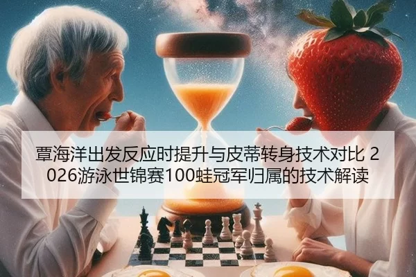 覃海洋出发反应时提升与皮蒂转身技术对比 2026游泳世锦赛100蛙冠军归属的技术解读